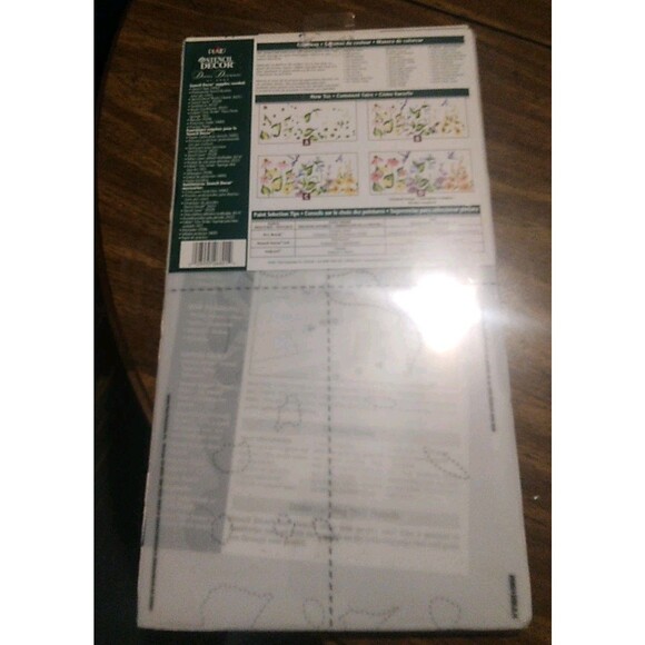 Plaid Stencil Decor Multi-layer Borders Stencils Wildflower Pattern 26801 - Picture 2 of 6